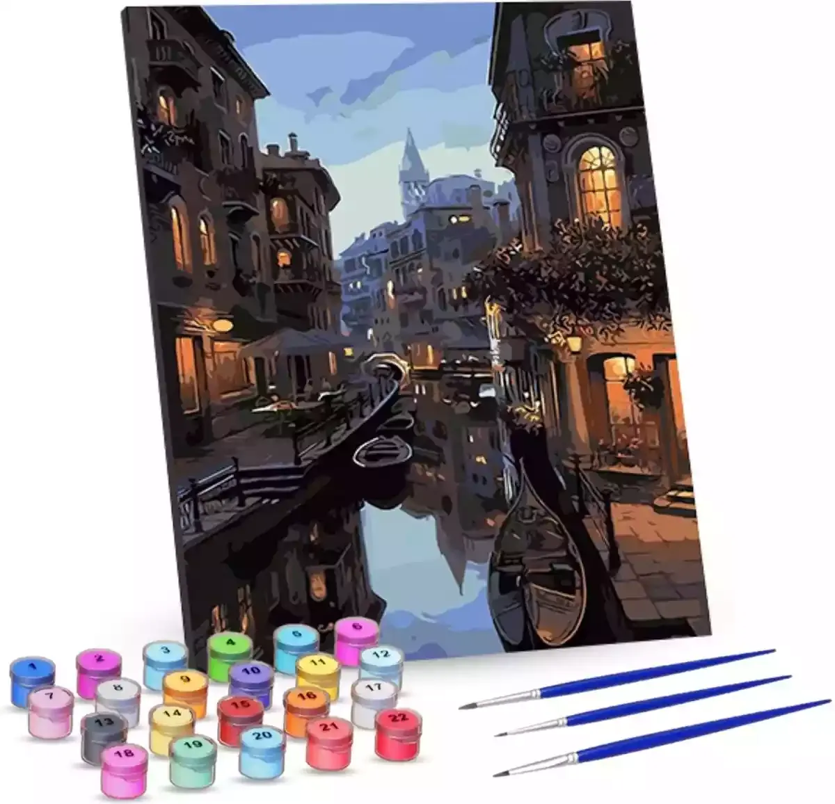 Schilderen op nummer | RUBYE | Venetië| 40 x 50 cm