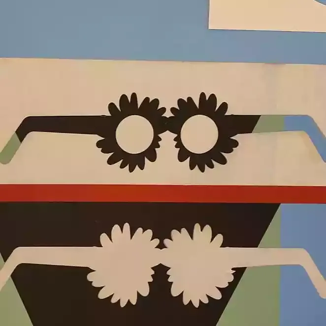 Kartonnen bril
