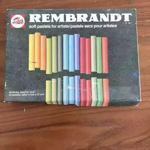 vintage rembrandt soft pastels 30 stuks