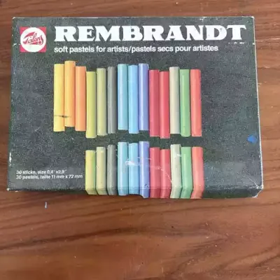 vintage rembrandt soft pastels 30 stuks