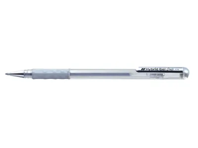 Gelschrijver Pentel K118 zilver 0.4mm Gelschrijver Pentel K118 zilver 0.4mm