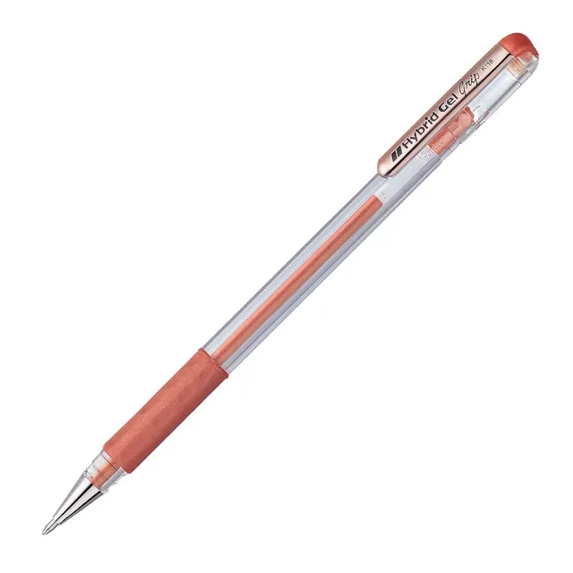 Gelschrijver Pentel K118 brons 0.4mm