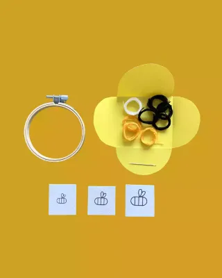 Borduurpakket bijtjes🐝| REST x Studio Steek