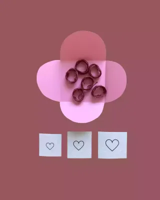 Aanvullend borduurpakket hartjes❤️ | REST x Studio Steek