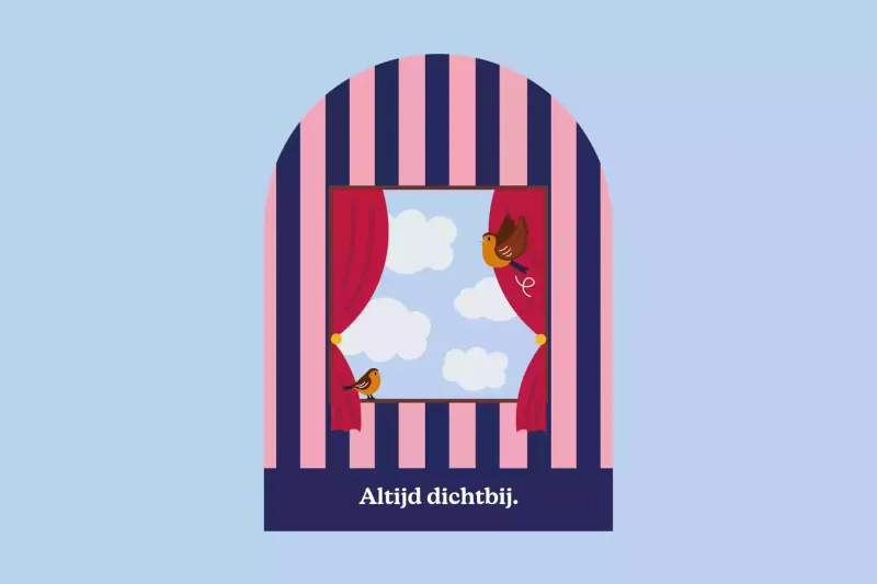 Boogkaart ' altijd dichtbij' | Studio Parkiet
