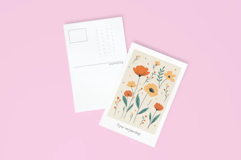 Postkaart - Fijne verjaardag | Studio Parkiet