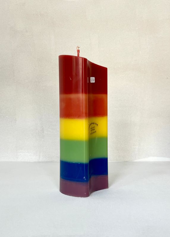 Kaars - Regenboog