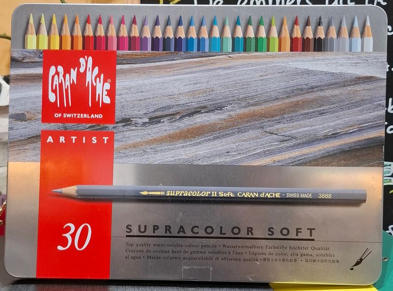 Caran d'Ache Supracolor Soft 30st aquarelpotloden
