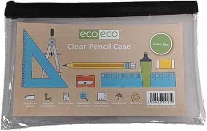 ECOECO doorzichtige pennenzak 200 x 130 mm