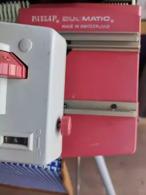Vintage '70 breimachine Passarp Duomatic