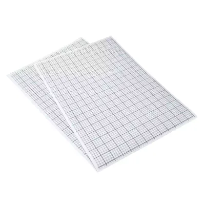 ReStyle Wateroplosbaar borduurpapier met ruitjes | 2 vellen A4 21x29,7cm