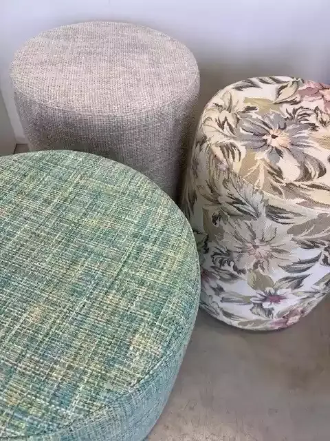 Poef met RESTstoffen