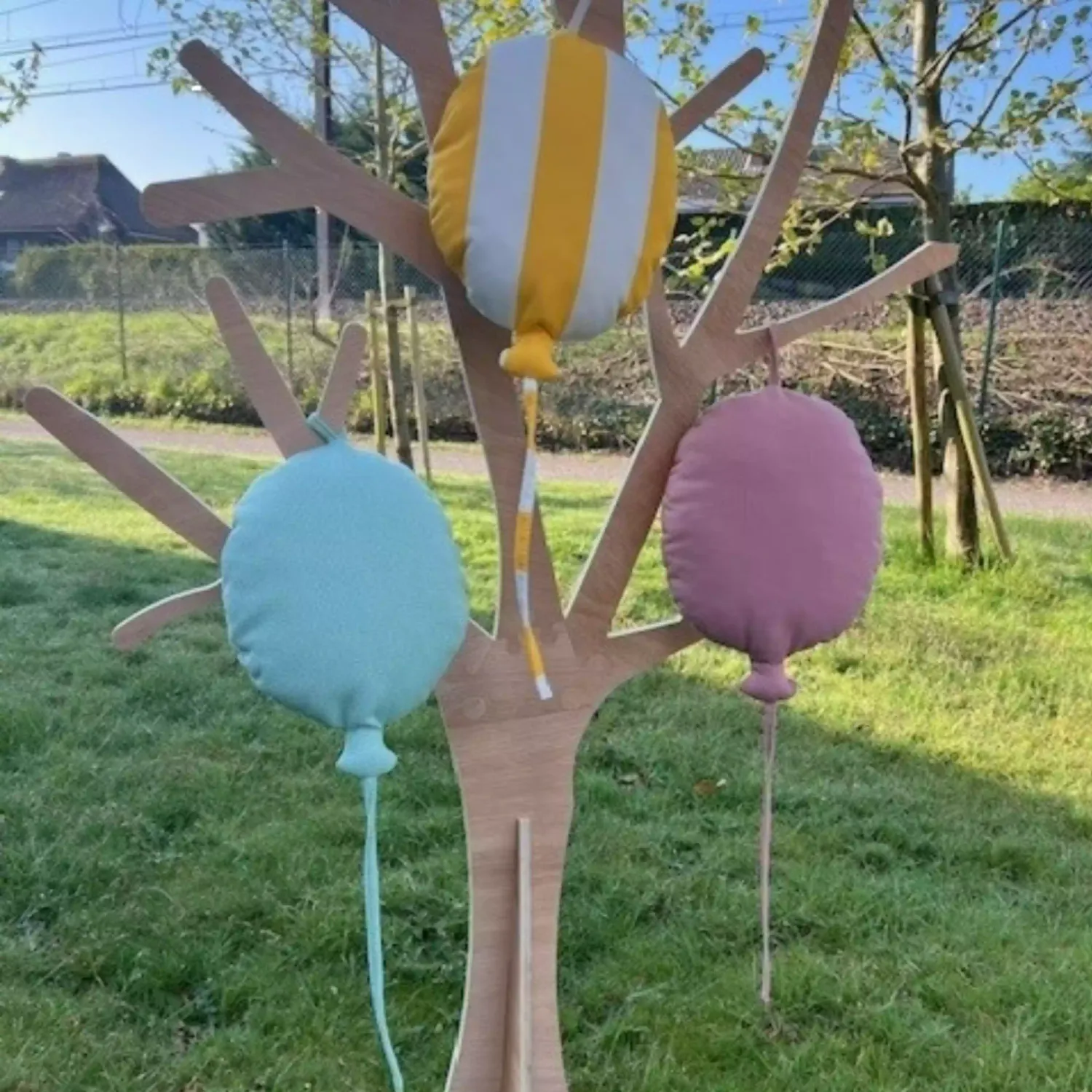 Circulaire stoffen ballon Circulaire stoffen ballon