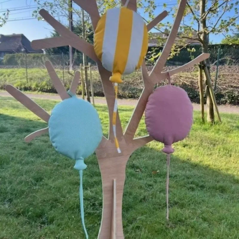Circulaire stoffen ballon