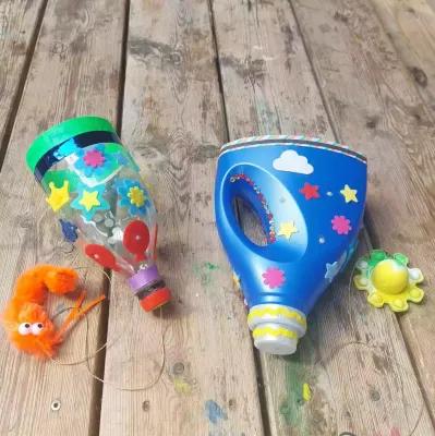 Verjaardagsfeest voor 5- tot 7-jarigen: balletjesvanger knutselen