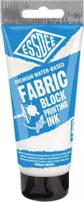 ESSDEE | Lino Inkt (Drukinkt) voor stoffen wit | 100 ml. ESSDEE | Lino Inkt (Drukinkt) voor stoffen wit | 100 ml.