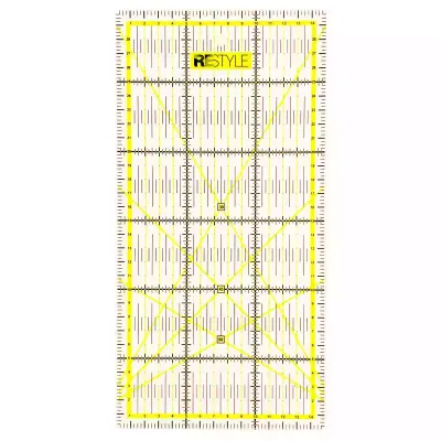 Restyle quiltliniaal 15 x 30 centimeter met antislip