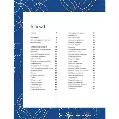 Boek 365 Sashiko-patronen. ISBN 9789048321544. Nederlands