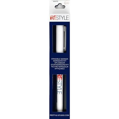 Restyle witte markeerstift wateroplosbaar