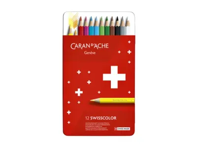 Caran d'ache | 12 stuks | Swisscolor kleurpotloden Caran d'ache | 12 stuks | Swisscolor kleurpotloden