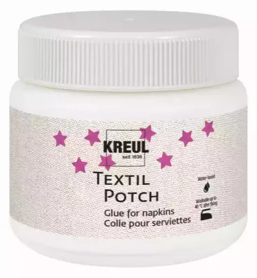 KREUL | TEXTIL POTCH decoupagelijm voor op textiel | 150 ml