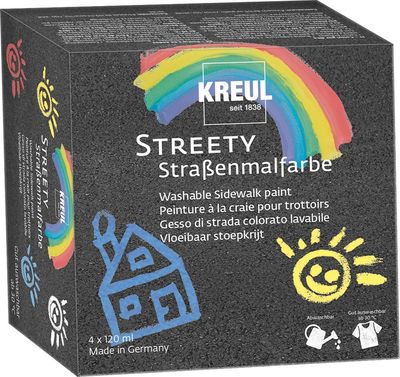 KREUL | STREETY krijtverf | starterset 4 x 120 ml KREUL | STREETY krijtverf | starterset 4 x 120 ml