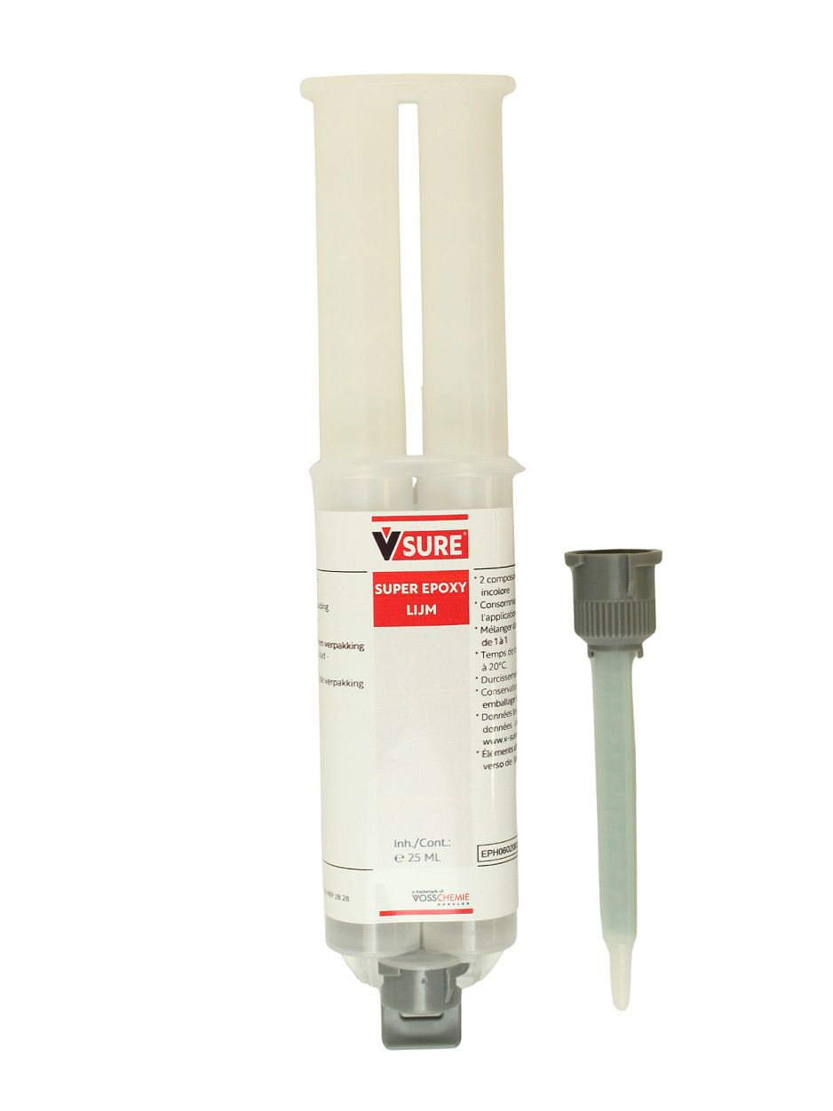 V-sure | sneldrogende en waterbestendige epoxylijm | 25 ml V-sure | sneldrogende en waterbestendige epoxylijm | 25 ml