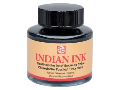 Talens | Oost-Indische inkt zwart | 30ml Talens | Oost-Indische inkt zwart | 30ml