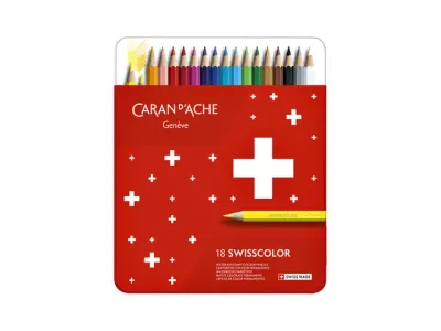 Caran d'ache | 18 stuks | Swisscolor  aquarelkleurpotloden