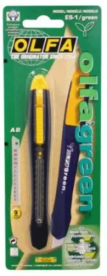 Cuttermes 9mm ES-1 OLFA Green Cuttermes 9mm ES-1 OLFA Green