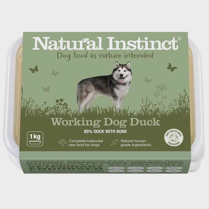Natural Instinct Working Dog Duck, Size: 1kg