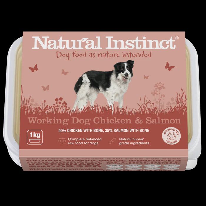 Natural Instinct Working Dog Salmon, Size: 1kg