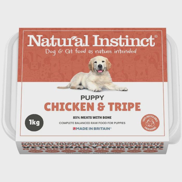 Natural Instinct Puppy Chicken and Tripe, Size: 1kg