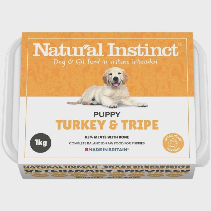 Natural Instinct Puppy Turkey and Tripe, Size: 1kg