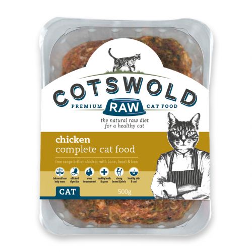 Cotswold Raw Complete Chicken Mince for Cats (500g)