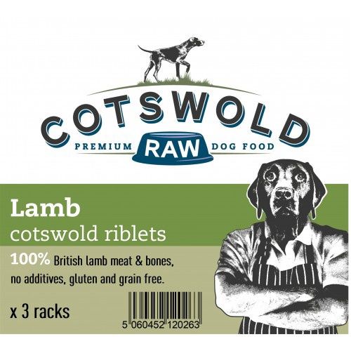 Cotswold Raw Lamb Riblets (Pack of 3)