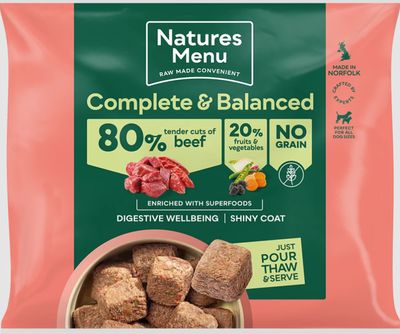 Natures Menu 80/20 Beef Nuggets (1kg)