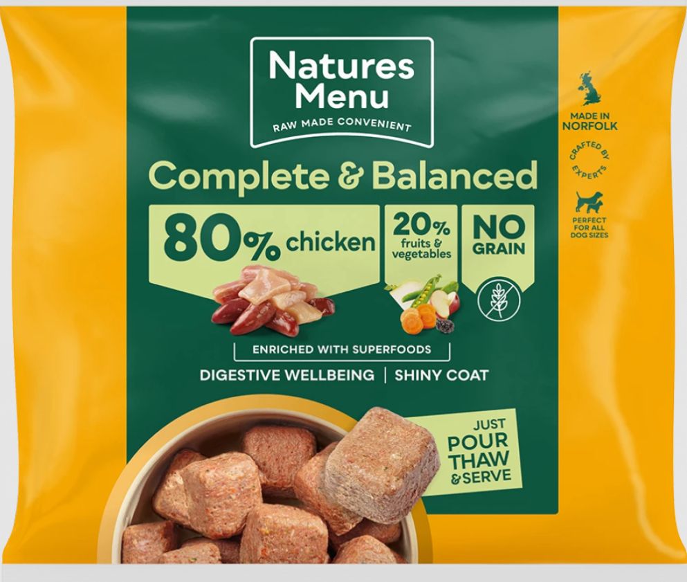 Natures Menu 80/20 Chicken Nuggets (1kg)