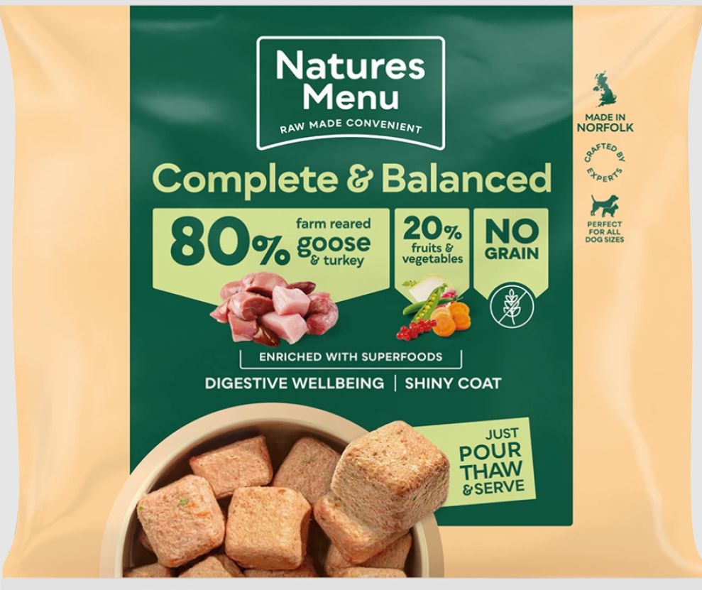 Natures Menu 80/20 Goose &amp; Turkey Nuggets (1kg)