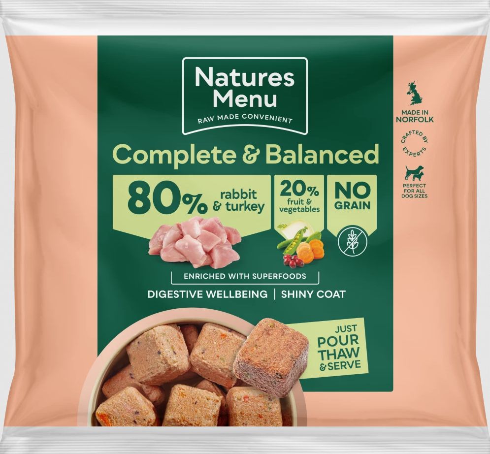 Natures Menu 80/20 Rabbit Nuggets (1kg)
