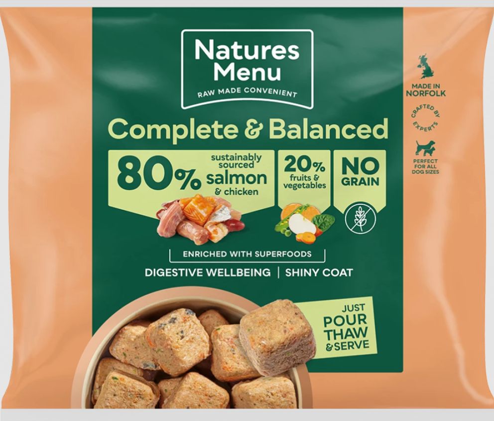 Natures Menu 80/20 Salmon &amp; Chicken Nuggets (1kg)