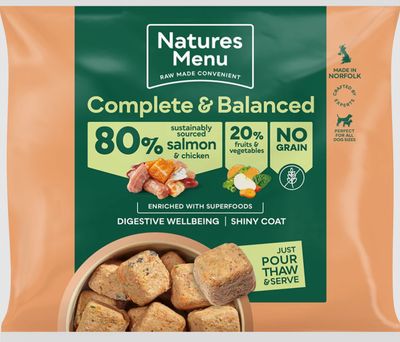 Natures Menu 80/20 Salmon &amp; Chicken Nuggets (1kg)