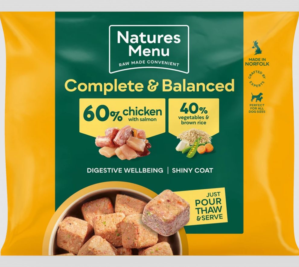 Natures Menu 60/40 Chicken and Salmon Nuggets (1kg)