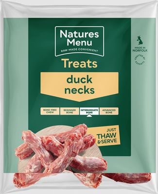 Natures Menu Frozen Duck Necks (Pack of 6)