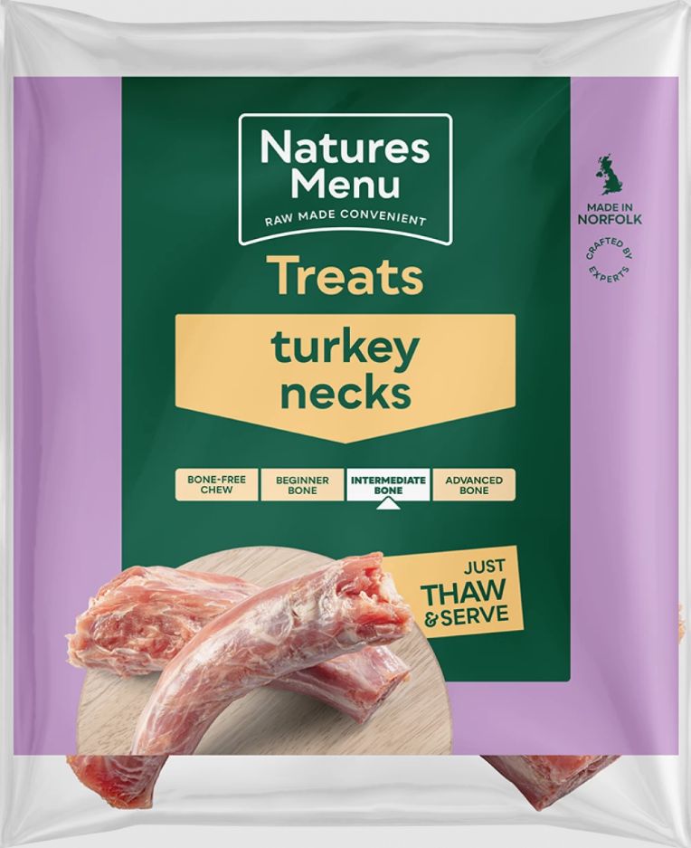 Natures Menu Frozen Turkey Necks (Pack of 2)
