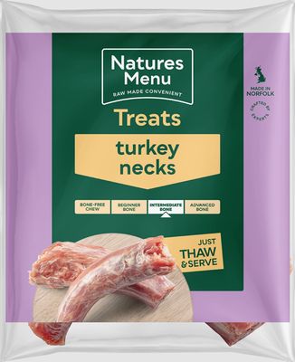 Natures Menu Frozen Turkey Necks (Pack of 2)