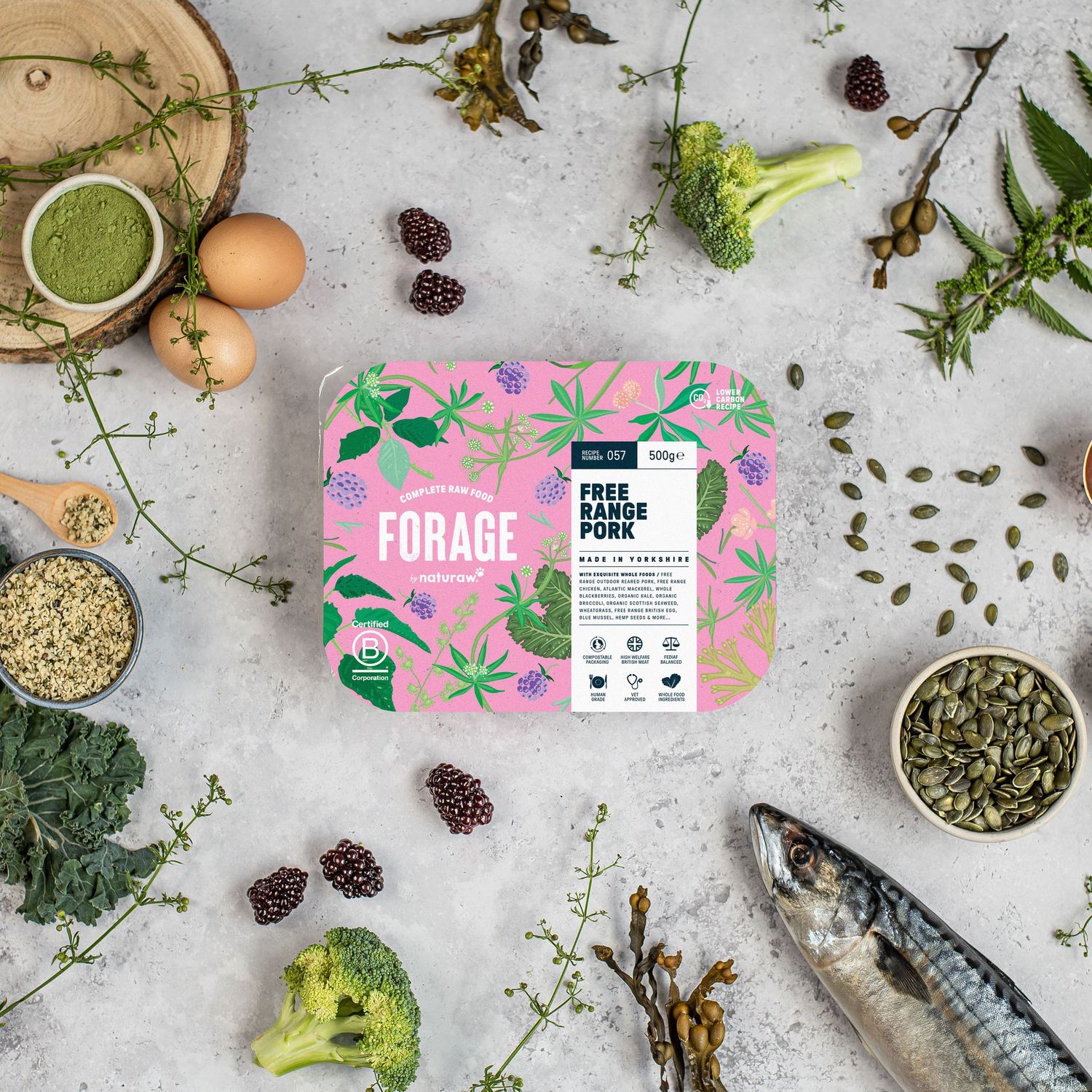 Naturaw Forage Free Range Pork (500g)