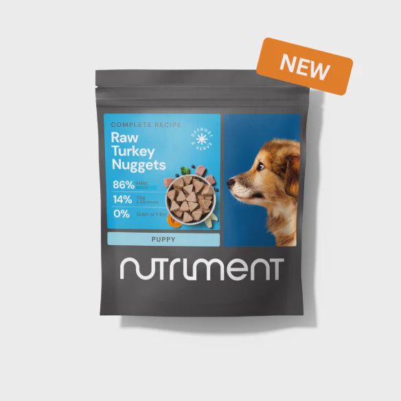 Nutriment Complete Raw Turkey Puppy Nuggets (1kg)