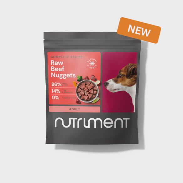 Nutriment Complete Raw Beef Nuggets (1kg)
