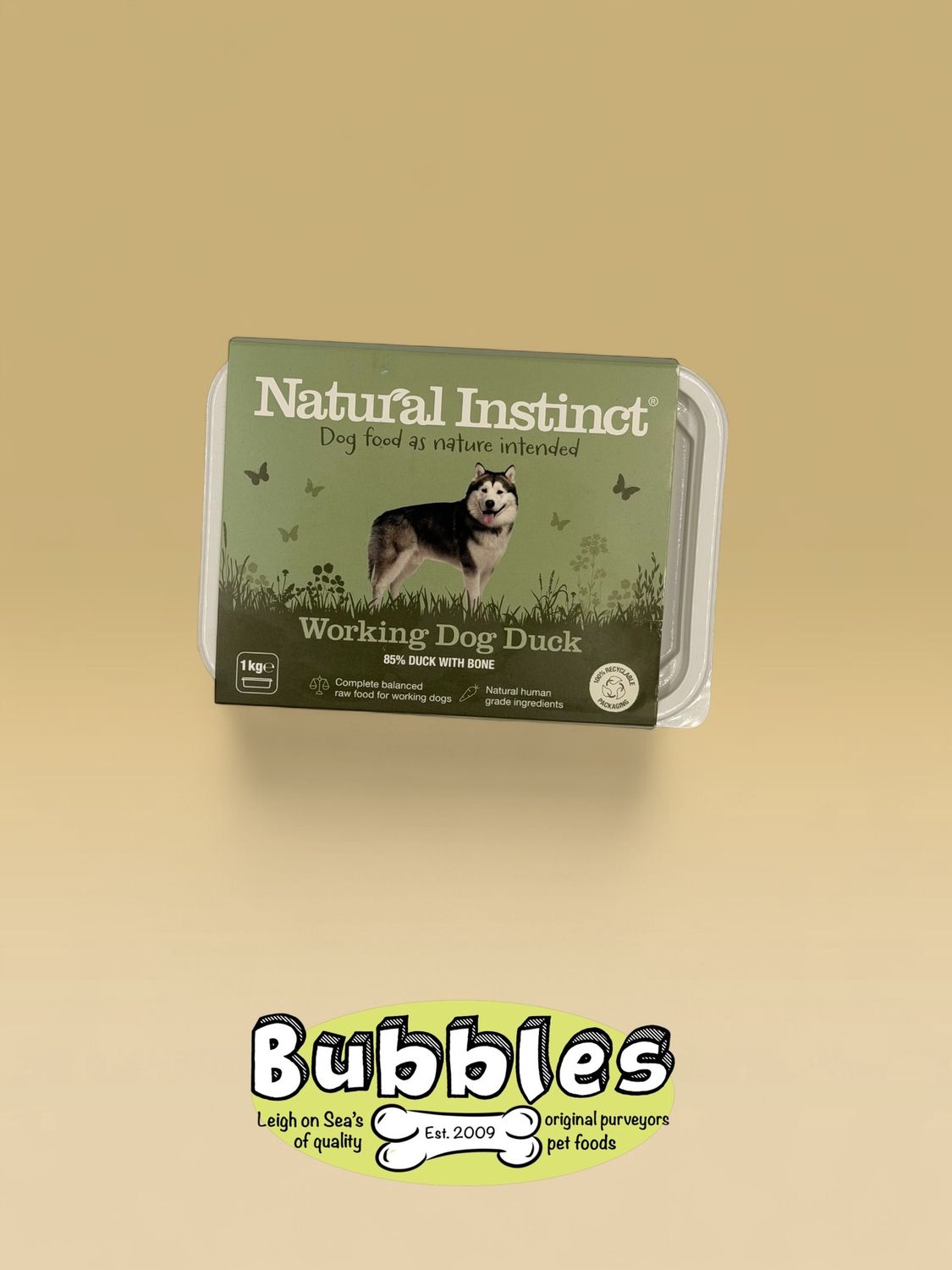 Natural Instinct Working Dog Duck, Size: 1kg